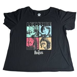 The Beatles "Let It Be" Short Sleeve Graphic T-Shirt Size 2X
